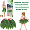 Tropikal Esintili Hawaii Yapraklı Parti Eteği Çocuk Boy (4767)