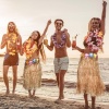Hawaii Tarzı Hula Eteği – 60 cm Hasır Naturel Etek (4767)