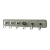 DELUX ASKI MİKA KRİSTAL PLASTİK TABANLI  6 KOLLU= TAK ÇIKAR  YAPIŞKANLI MONTAJ 6X42CM (4767)