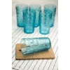 Akrilik Aquamarin Tekli Uzun Bardak & Su Meşrubat Bardağı 750 ml ( Büyük Boy & Cam Değildir )