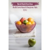 Akrilik Barok Mürdüm Büyük Kare Meyve & Salata Kasesi & Karıştırma Kabı / 3,3 Lt  (CAM DEĞİLDİR)