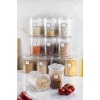 12li Barok Yuvarlak Büyük Kavanoz Seti & Saklama Kabı & Erzak Kabı (12*2000 ML)