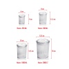 24lü Barok Yuvarlak 4 Boy Kavanoz Seti & Saklama Kabı & Erzak Kabı (6*2000 ML, 6*1000 ML, 6*500 ML, 6*250 ML)