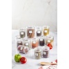 12li Barok Yuvarlak 2 Boy Kavanoz Seti & Saklama Kabı & Erzak Kabı 6*500 ML,6*250 ML)
