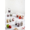 12li Barok Yuvarlak 2 Boy Kavanoz Seti & Saklama Kabı & Erzak Kabı 6*500 ML,6*250 ML)
