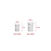 12li Barok Yuvarlak 2 Boy Kavanoz Seti & Saklama Kabı & Erzak Kabı 6*500 ML,6*250 ML)