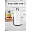 Metal Kağıt Havluluk & Dik Havlu Peçetelik Siyah 28 Cm