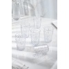 Akrilik Şeffaf 6lı Kısa Bardak & Su Meşrubat Kahve Yanı Bardağı 400 ml ( Cam Değildir )