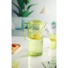 Akrilik Yeşil Sürahi 2,3 lt Ve 6lı & Su Meşrubat Kahve Yanı Bardağı 400 ml Seti ( Cam Değildir )