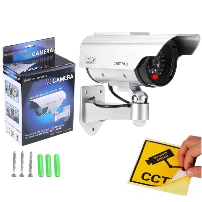 KIRMIZI LEDLİ BULLET MAKET KAMERA (4767)