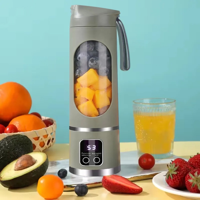 450ML SHAKEN TAKE KİŞİSEL SMOOTHİE TAŞINABİLİR BLENDER MEYVE SIKACAĞI ŞARJLI YEŞİL (4767)