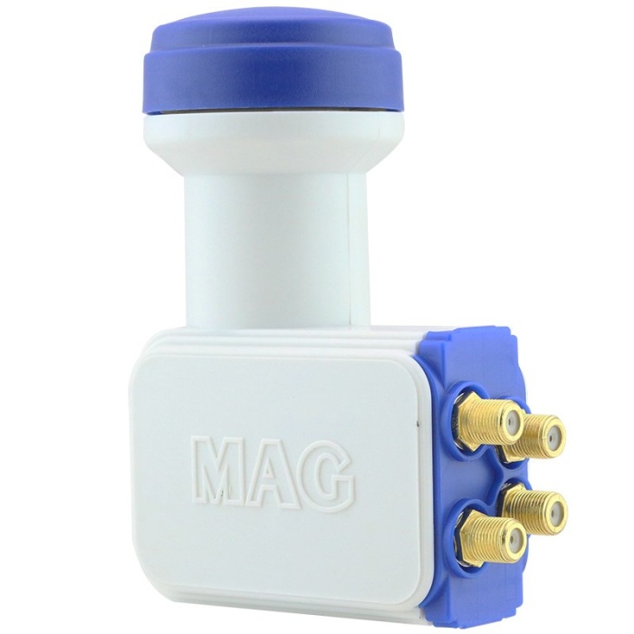 MAG DÖRTLÜ QUAD LNB ALTIN UÇLU NEC CHİP 0.1DB (4767)