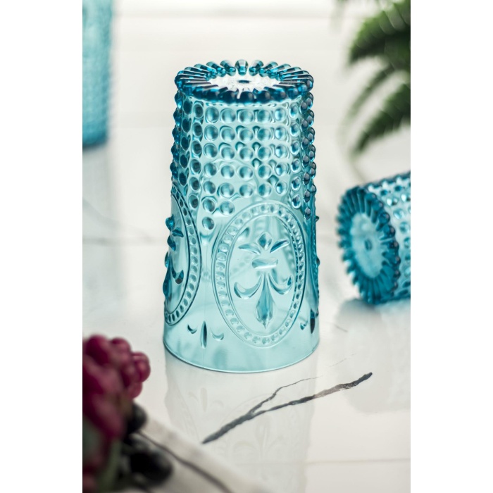 Akrilik Aquamarin 6lı Uzun Bardak & Su Meşrubat Bardağı 750 ml ( Büyük Boy & Cam Değildir )