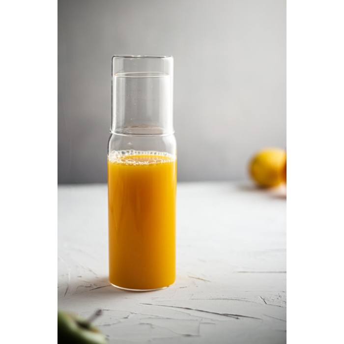 Borosilikat Cam Başucu Sürahisi & Cam Sürahi * 600 ml