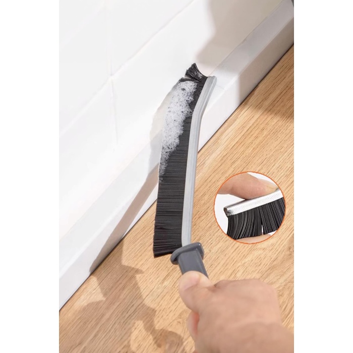 2 Li Çok Amaçlı Temizlik Fırçası & Derz Fırçası & Mutfak Banyo Temizlik Fırçası