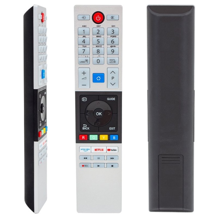 TOSHIBA CT-8543 NETFLIX-PRIME VIDEO-YOUTUBE TV TUŞLU LCD-LED TV KUMANDA (4767)