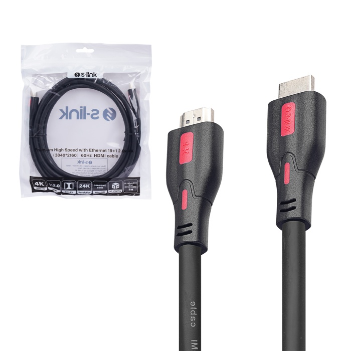 19+1 HDMI TO HDMI 3M V2.0 4K (3840*2160) 60HZ KABLO SL-HDM4K13 (4767)