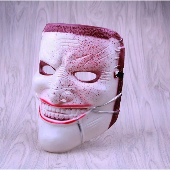Reçine Ölüm Joker Maskesi Kanlı 23x18 Cm