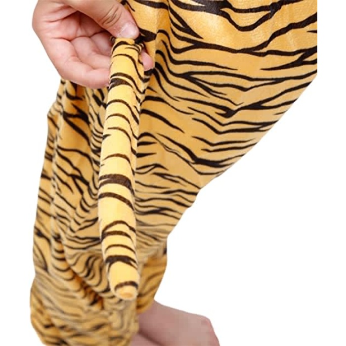 Çocuk Kaplan Kostumu - Aslan Kostümü 4-5 Yaş 100 cm (4767)