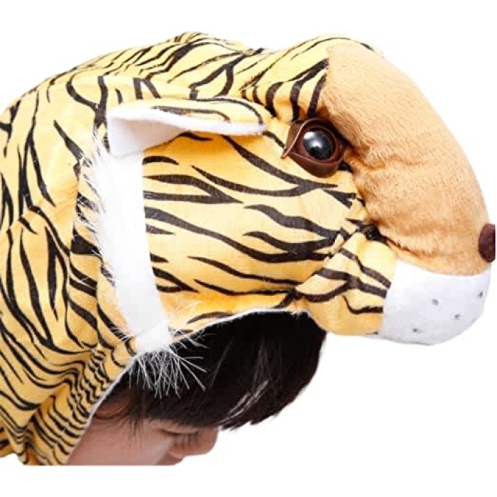 Çocuk Kaplan Kostumu - Aslan Kostümü 4-5 Yaş 100 cm (4767)