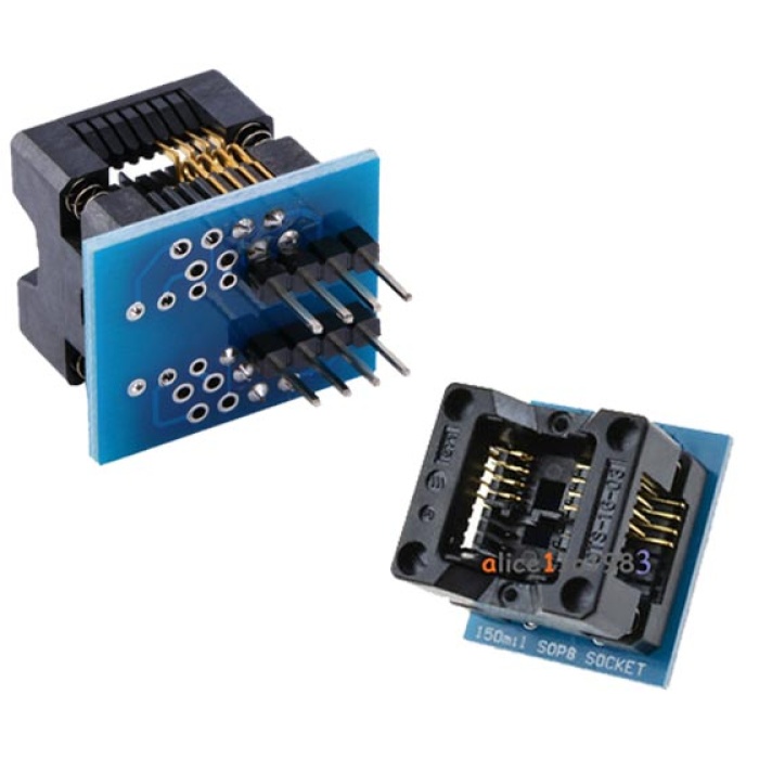 SOP 8 150 MİL PROGRAMMER ADAPTÖR SOP8 TO DİP 8  OTS-16-03 (4767)