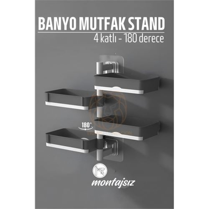 Turk 4 Katlı Banyo Organizer Stand