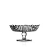 Decocia 33 cm Oval Ayaklı Cam Meyvelik Sunum Kasesi Vega Desenli