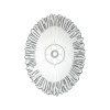 Decocia 33 cm Oval Ayaklı Cam Meyvelik Sunum Kasesi Vega Desenli