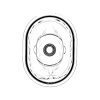 Decocia 19 cm Oval Ayaklı Cam Sunum Kasesi