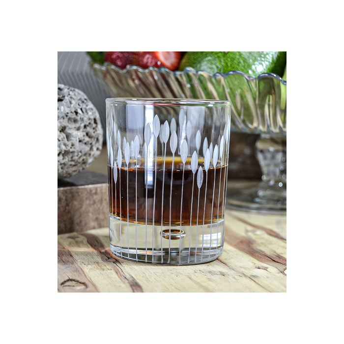 DECOCIA Bubble 6lı Viski Bardağı 240cc Vega Desenli