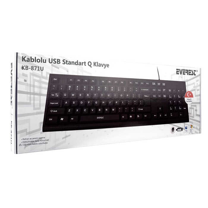EVEREST KB-871U USB Q KLAVYE