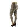 Normal Beden Leopar Desen Tayt