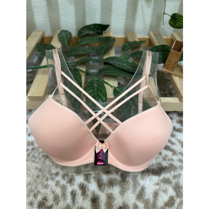 Nisan İçi Boş Önü Çapraz Model Sütyen