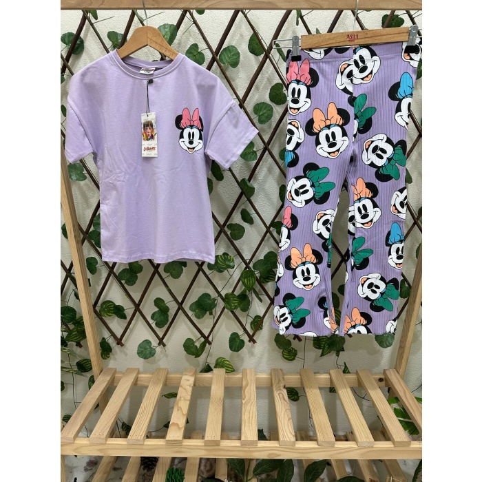 Jelibon Minnie Mouse Baskılı Çocuk Takım
