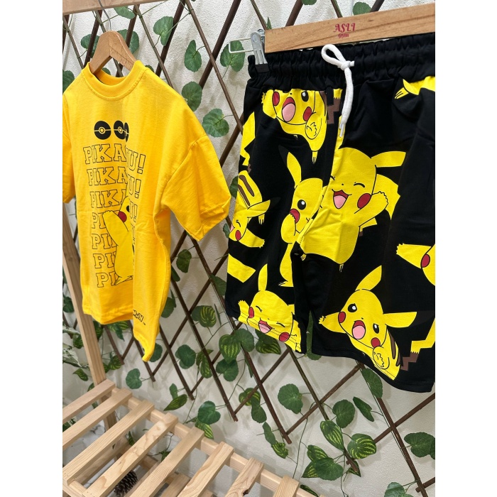 Jelibon Pikachu Baskılı Çocuk Takım