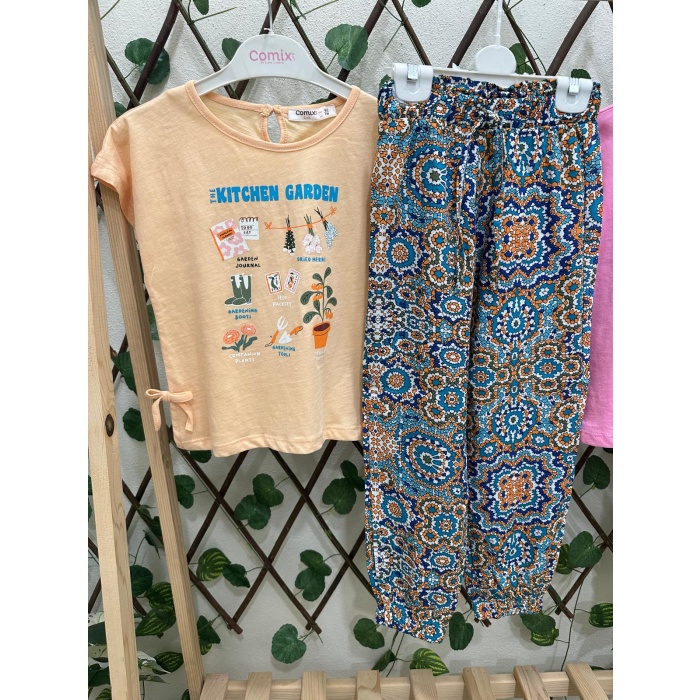 KitChen Garden Baskılı Kız Çocuk Takım