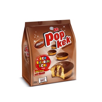 Eti Popkek Mini Çik.Soslu Kakao Kaplamalı Kek 180G