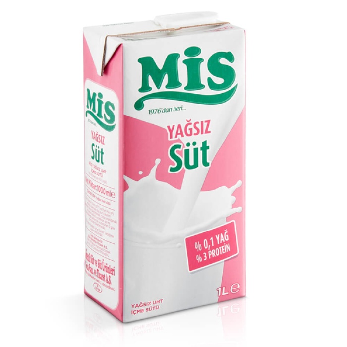 Mis Uht Süt Yağsız 1 L