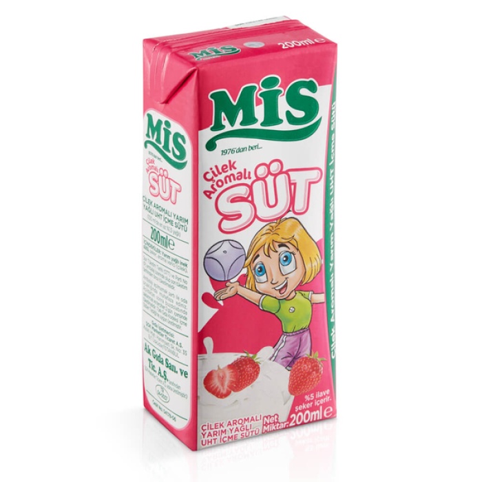 Mis Çilekli Süt 200 ml