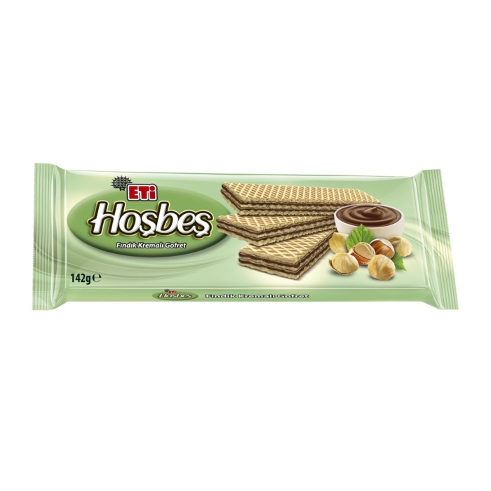 Eti Hoşbeş Fındık Kremalı Gofret 142 g