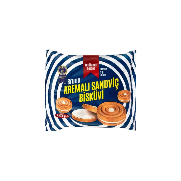 Bruno Kremalı Bisküvi 300 g