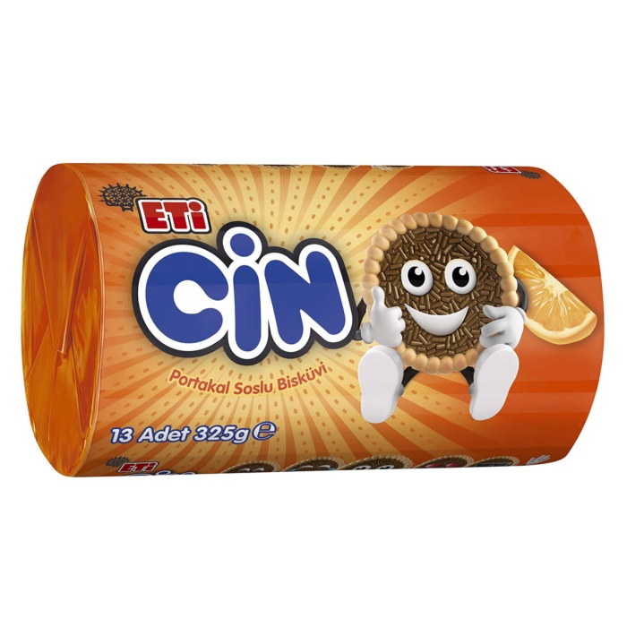 Eti Cin Portakallı Bisküvi 325 G