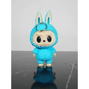 Labubu Anahtarlık Figür Turkuaz Renk 13 cm Kaliteli