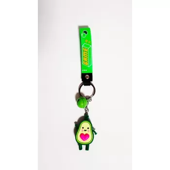 Anahtarlık Pembe Kalpli Avakado