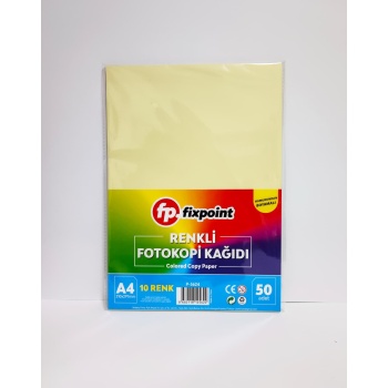Fotokopi Kağıdı Renkli 50 Adet