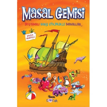 Masal Gemisi Boyamalı Soru Etkinlikli Masallar