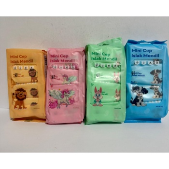 Islak Mendil Mini 4 lü Paket 8 li