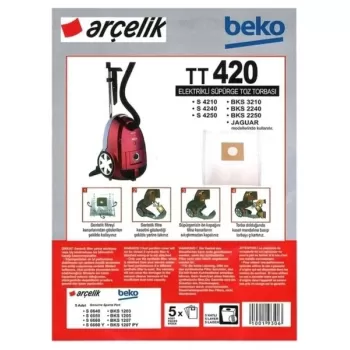 S 4240 Elektrikli Süpürge Torbası 5 ADET