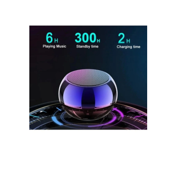 Metal Mini Kablosuz Hoparlör Şarjlı 4w Mini Bluetooth Speaker Tws Özellikli Ses Bombası