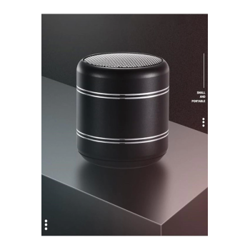 Mini Alüminyum TWS Kablosuz Bluetooth Hoparlör – Yuvarlak Metal Tasarım, Yüksek Bas ve Taşınabilir Özellikler